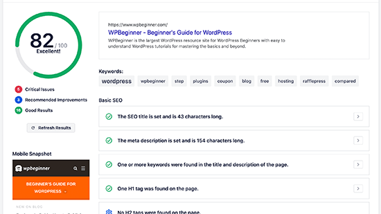 竞争SEO分析报告 如何为 WordPress 正确设置 All in One SEO(终极指南)