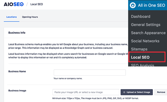 AIOSEO 中的本地 SEO 设置 如何为 WordPress 正确设置 All in One SEO(终极指南)