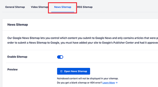 适用于 WordPress 的多合一 SEO 中的新闻站点地图 如何为 WordPress 正确设置 All in One SEO(终极指南)