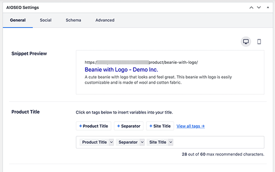添加产品元标记 如何为 WordPress 正确设置 All in One SEO(终极指南)