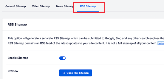 RSS 站点地图 如何为 WordPress 正确设置 All in One SEO(终极指南)