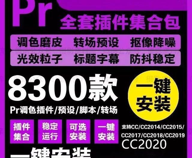 最全的8000多款PR插件合集，大神都在用，好用到爆！支持「MAC」+「win」