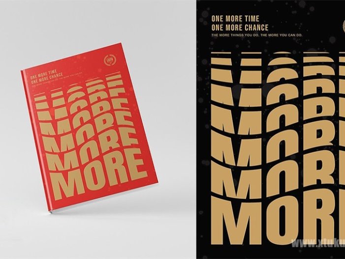 AI教程！用超简单的字体变形效果设计图书封面