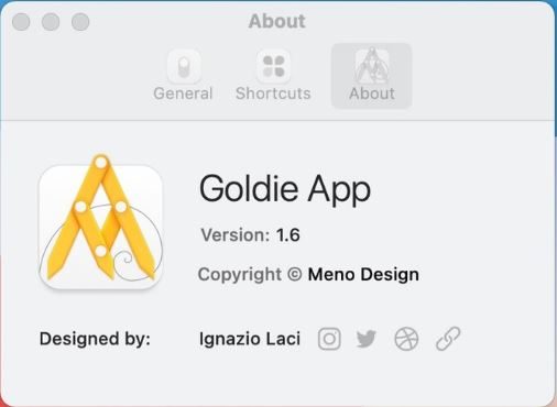 Goldie App(黄金比例计算设计工具) for Mac v1.6 一键安装版
