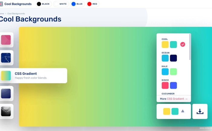 最新12个免费渐变配色工具，真的非常好用