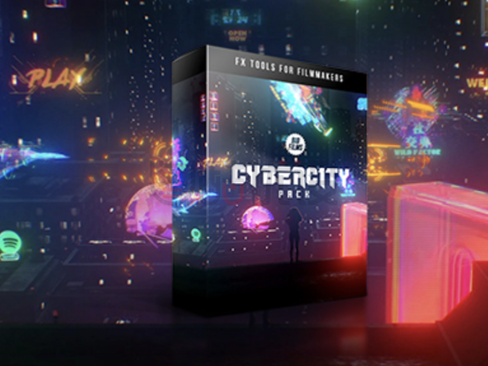 4K视频素材-251个未来科技赛博朋克发光图形元素特效合成动画 (有透明通道) Cybercity