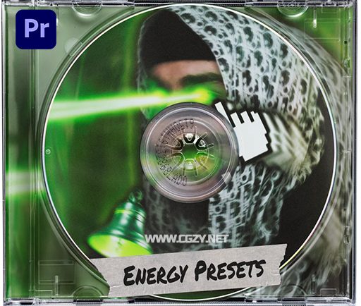 AE/PR预设|辉光能量摇晃相机运动缩放变焦效果 ENERGY PRESETS
