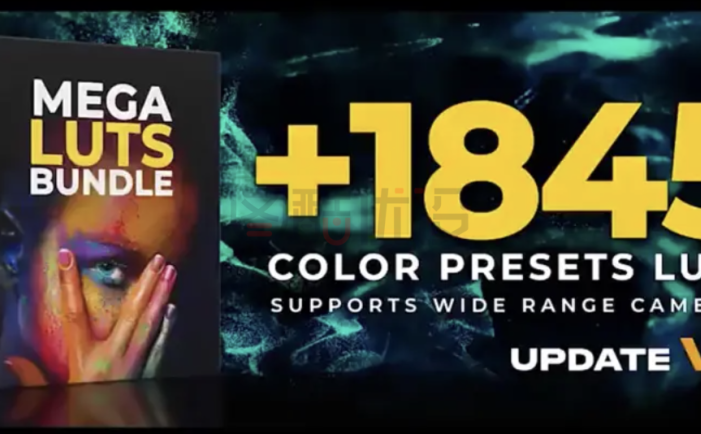好莱坞电影大片复古婚礼人像旅行室内户外环境LUT调色预设 1845个Mega LUTs Bundle