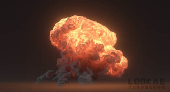 Houdini教程-三维真实爆炸特效场景制作 Houdini VOLUMES V – EXPLOSIONS