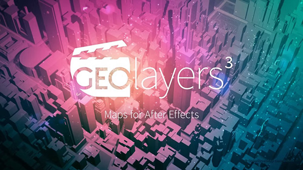 AE脚本-三维世界地图导航位置路径绘制工具 GEOlayers 3 v1.5.3 Win/Mac+使用教程