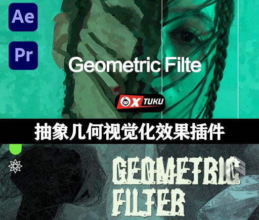 AE/PR插件|抽象几何视觉化效果 Geometric Filte v1.1.0 Win