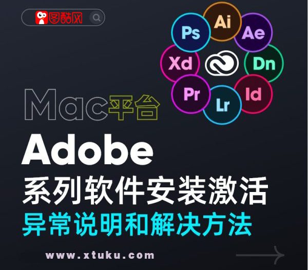 Adobe 软件安装及激活异常说明和解决方法(Mac系列)