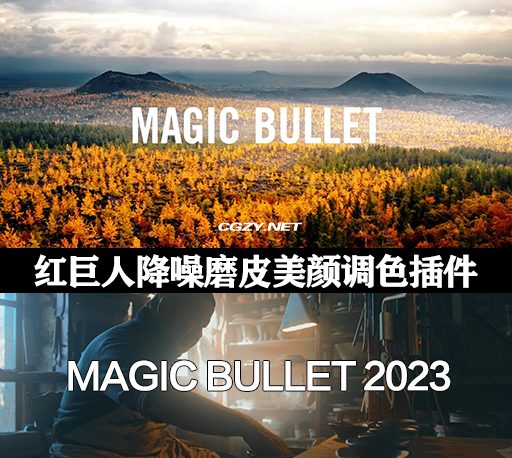 AE/PR/达芬奇/VEGAS红巨人降噪磨皮美颜调色套装插件 Magic Bullet Suite V2023.2.1 Win破解版下载